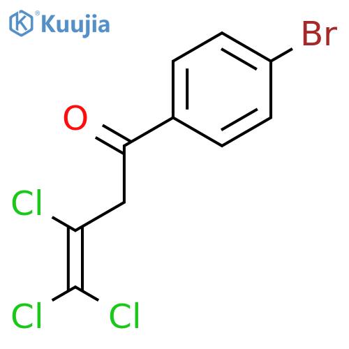 3-Buten-1-one, 1-(4-bromophenyl)-3,4,4-trichloro- structure