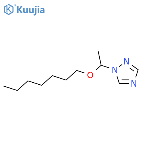 1H-1,2,4-TRIAZOLE, 1-[1-(HEPTYLOXY)ETHYL]- structure