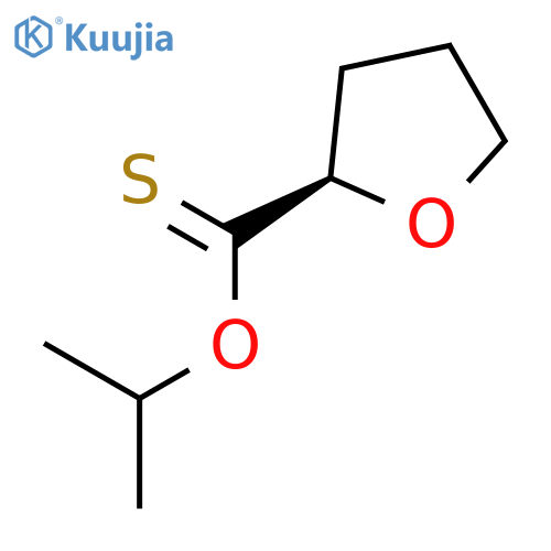 2-FURANCARBOTHIOIC ACID, TETRAHYDRO-, O-(1-METHYLETHYL) ESTER, (2R)- structure