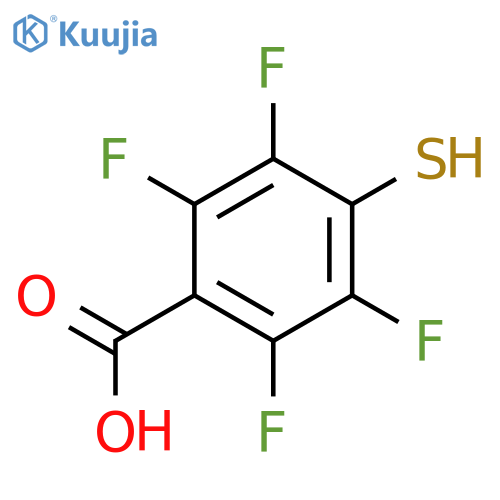 2,3,5,6-Tetrafluoro-4-mercaptobenzoic Acid structure