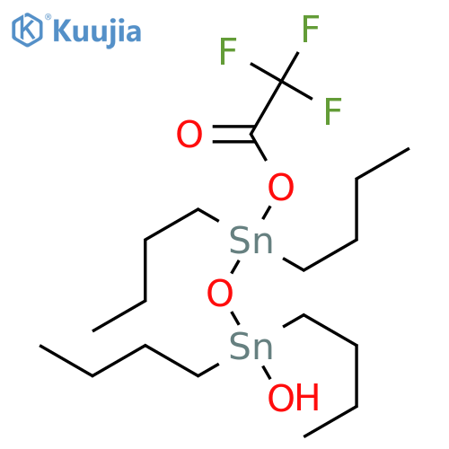 Distannoxane, 1,1,3,3-tetrabutyl-1-hydroxy-3-[(trifluoroacetyl)oxy]- structure