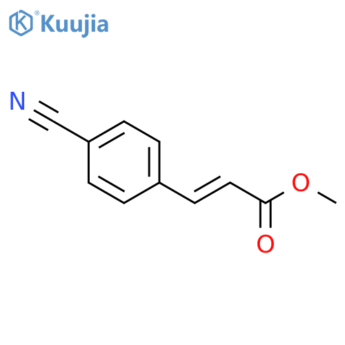 Methyl 4-cyanocinnamate structure