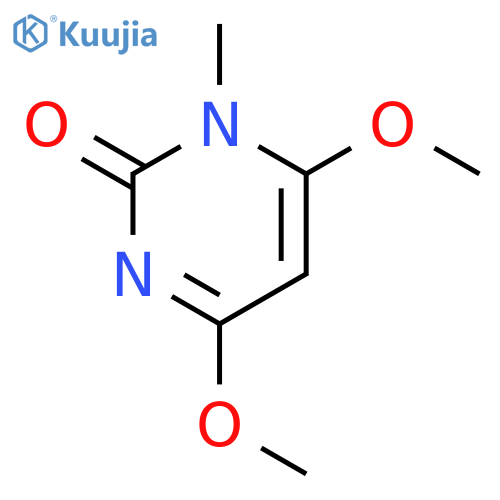 2(1H)-Pyrimidinone, 4,6-dimethoxy-1-methyl- structure