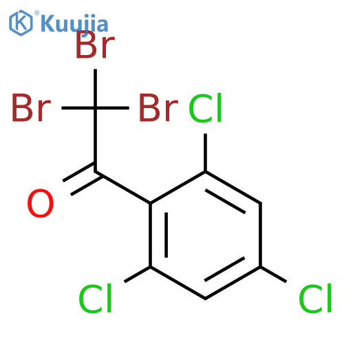 ETHANONE, 2,2,2-TRIBROMO-1-(2,4,6-TRICHLOROPHENYL)- structure