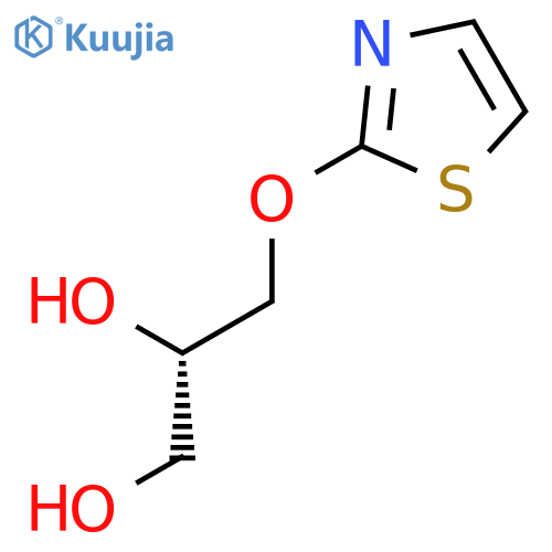 1,2-PROPANEDIOL, 3-(2-THIAZOLYLOXY)-, (S)- structure
