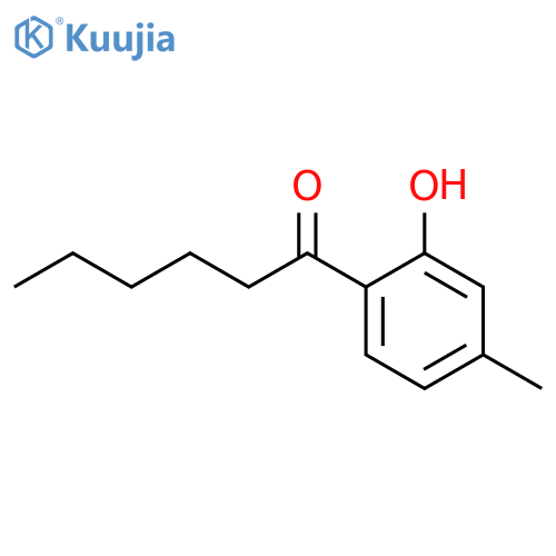 1-Hexanone, 1-(2-hydroxy-4-methylphenyl)- structure
