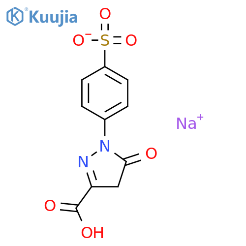 3-Carboxy-1-(4-sulfophenyl)-5-pyrazolone Sodium Salt 98.0% structure
