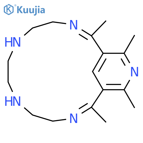 3,6,9,12,16-PENTAAZABICYCLO[12.3.1]OCTADECA-1(18),2,12,14,16-PENTAENE, 2,13,15,17-TETRAMETHYL- structure