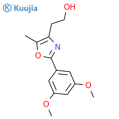 4-OXAZOLEETHANOL, 2-(3,5-DIMETHOXYPHENYL)-5-METHYL- structure