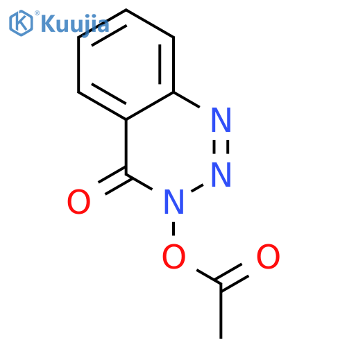1,2,3-Benzotriazin-4(3H)-one,3-(acetyloxy)- structure