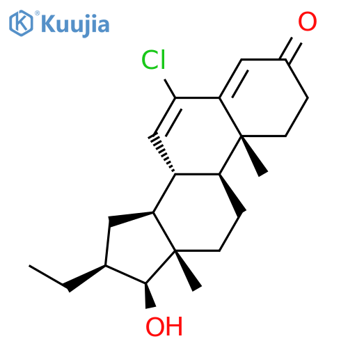Androsta-4,6-dien-3-one, 6-chloro-16-ethyl-17-hydroxy-, (16b,17b)- structure