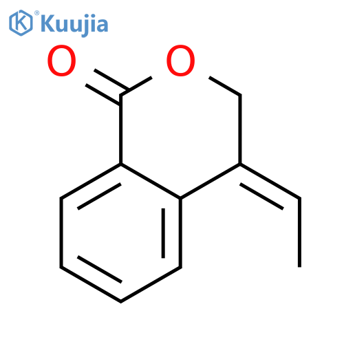 1H-2-Benzopyran-1-one, 4-ethylidene-3,4-dihydro-, (4Z)- structure