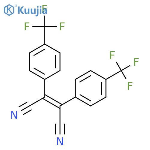 2-BUTENEDINITRILE, 2,3-BIS[4-(TRIFLUOROMETHYL)PHENYL]-, (2E)- structure