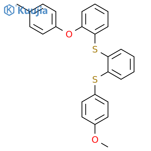 BENZENE, 1-[(4-METHOXYPHENYL)THIO]-2-[[2-(4-METHYLPHENOXY)PHENYL]THIO]- structure