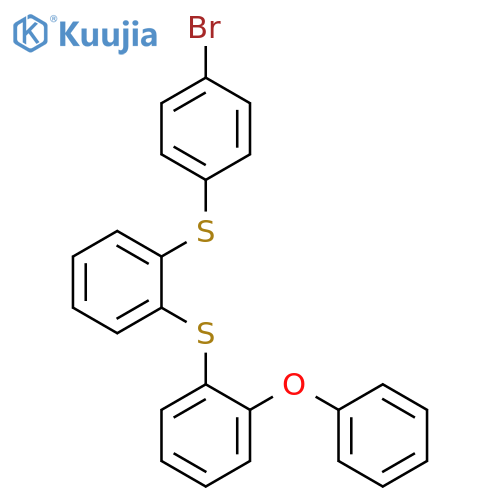 BENZENE, 1-[(4-BROMOPHENYL)THIO]-2-[(2-PHENOXYPHENYL)THIO]- structure
