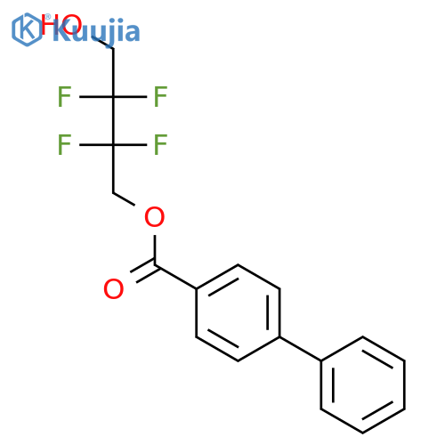 [1,1'-BIPHENYL]-4-CARBOXYLIC ACID, 2,2,3,3-TETRAFLUORO-4-HYDROXYBUTYL ESTER structure