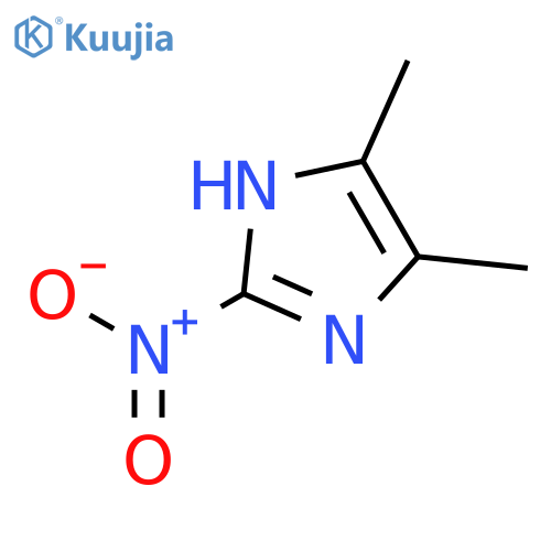 4,5-dimethyl-2-nitro-1H-imidazole structure