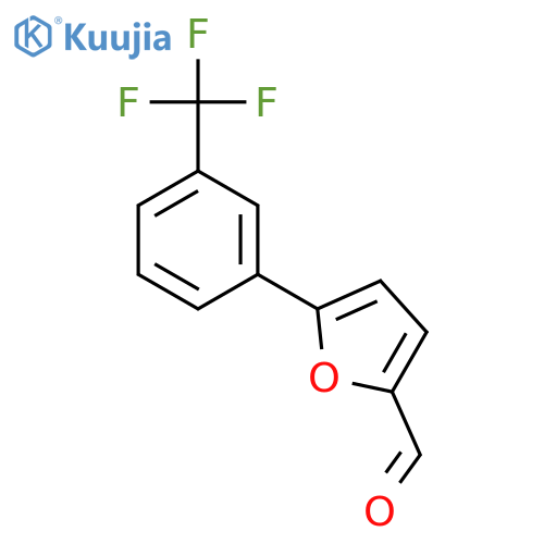 5-[3-(trifluoromethyl)phenyl]furan-2-carbaldehyde structure