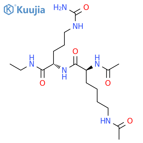 L-ORNITHINAMIDE, N2,N6-DIACETYL-L-LYSYL-N5-(AMINOCARBONYL)-N-ETHYL- structure