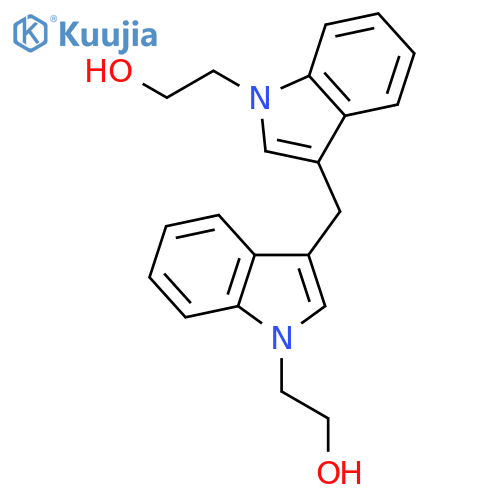 1H-Indole-1-ethanol, 3,3'-methylenebis- structure