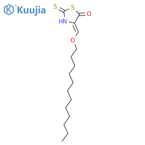 5-THIAZOLIDINONE, 4-[(DODECYLOXY)METHYLENE]-2-THIOXO- structure