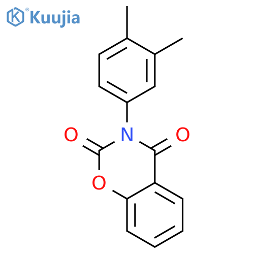 2H-1,3-BENZOXAZINE-2,4(3H)-DIONE, 3-(3,4-DIMETHYLPHENYL)- structure