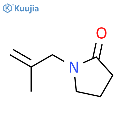 1-(2-methylprop-2-en-1-yl)pyrrolidin-2-one structure