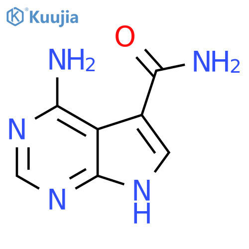 4-Amino-7H-pyrrolo[2,3-d]pyrimidine-5-carboxamide structure