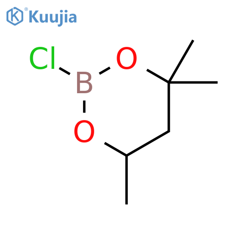 1,3,2-Dioxaborinane, 2-chloro-4,4,6-trimethyl- structure