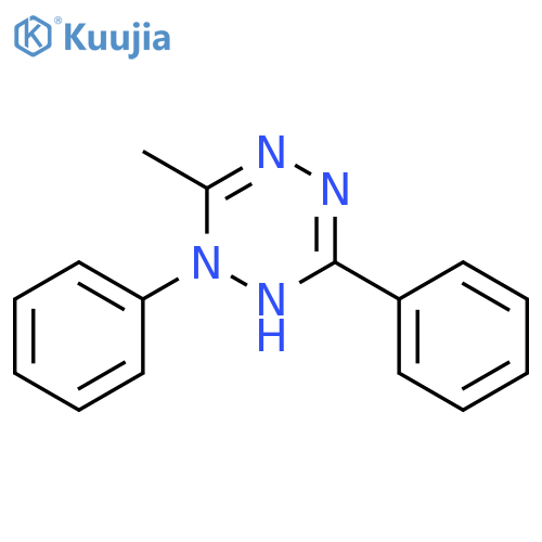 1,2,4,5-Tetrazine, 1,2-dihydro-6-methyl-1,3-diphenyl- structure