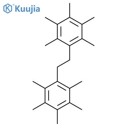 1,2,3,4,5-pentamethyl-6-[2-(2,3,4,5,6-pentamethylphenyl)ethyl]benzene structure