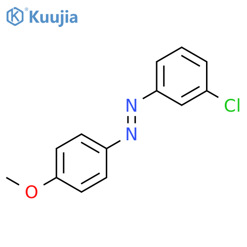 Diazene, (3-chlorophenyl)(4-methoxyphenyl)- structure