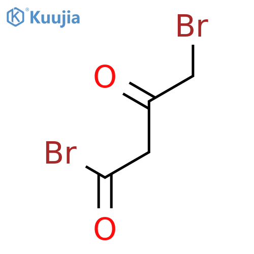 Butanoyl bromide, 4-bromo-3-oxo- structure
