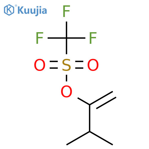 METHANESULFONIC ACID, TRIFLUORO-, 2-METHYL-1-METHYLENEPROPYL ESTER structure