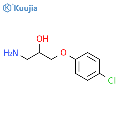 1-AMINO-3-(4-CHLOROPHENOXY)PROPAN-2-OL structure