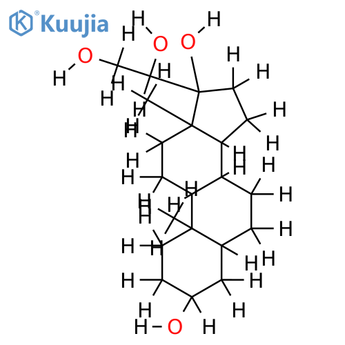 3alpha,17alpha,20beta,21-Tetrahydroxy-5beta-pregnan structure