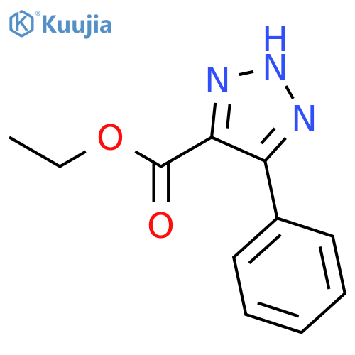 2H-1,2,3-Triazole-4-carboxylic acid, 5-phenyl-, ethyl ester structure