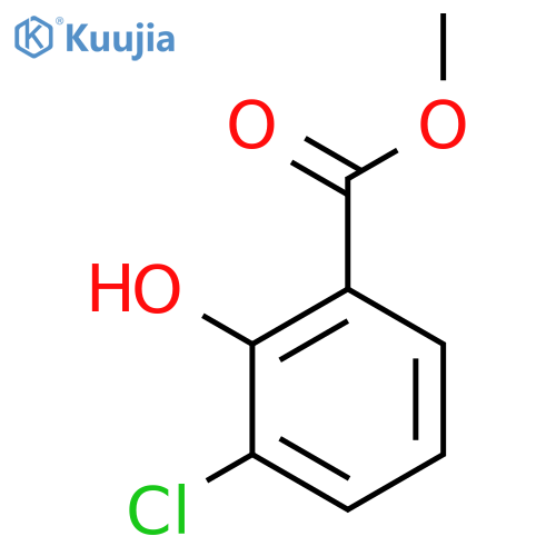 Methyl 3-chloro-2-hydroxybenzoate structure