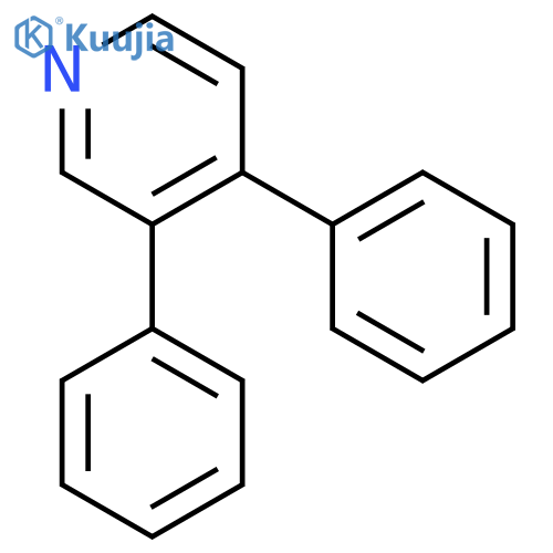 Pyridine, 3,4-diphenyl- structure