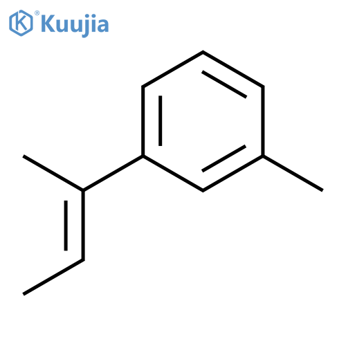 Benzene, 1-methyl-3-(1-methyl-1-propenyl)- structure