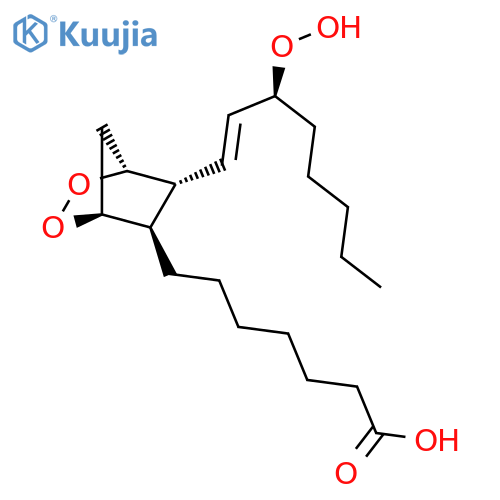 Prost-13-en-1-oic acid,9,11-epidioxy-15-hydroperoxy-, (9a,11a,13E,15S)- structure