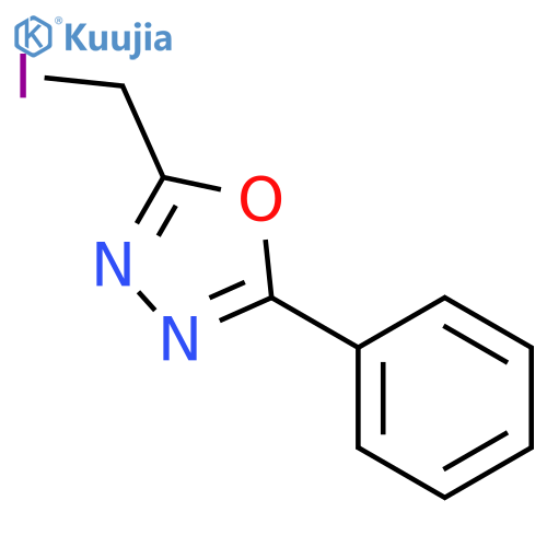 1,3,4-OXADIAZOLE, 2-(IODOMETHYL)-5-PHENYL- structure