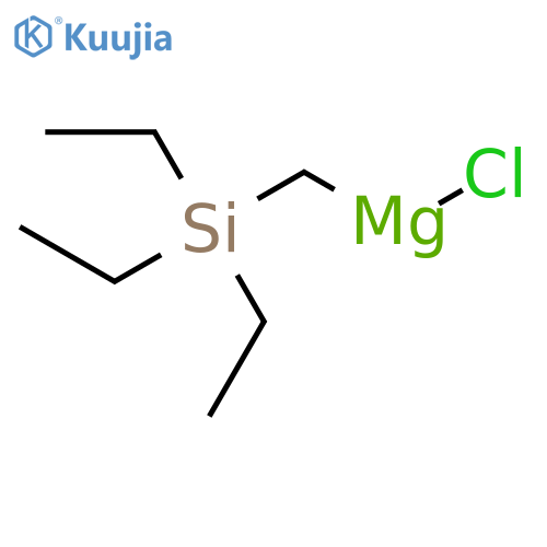 Magnesium, chloro[(triethylsilyl)methyl]- structure