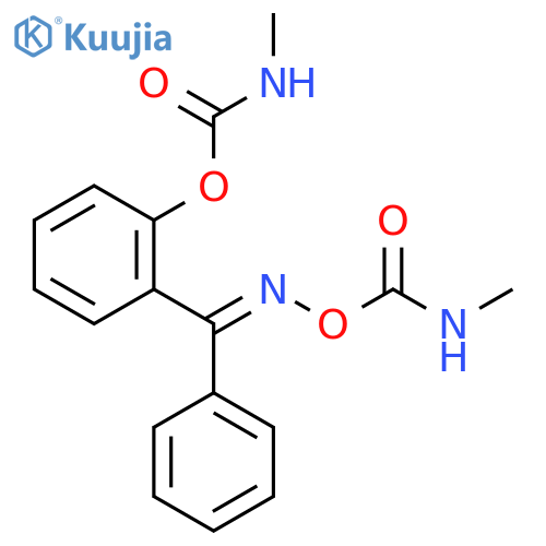 2-[(Z)-{[(methylcarbamoyl)oxy]imino}(phenyl)methyl]phenyl methylcarbamate structure
