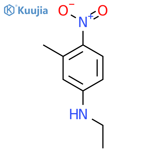 N-ethyl-3-methyl-4-nitroaniline structure