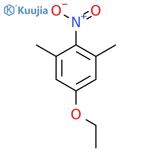 Benzene, 5-ethoxy-1,3-dimethyl-2-nitro- structure