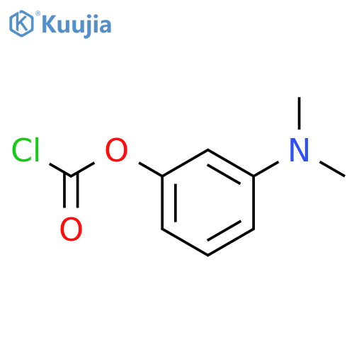 3-(dimethylamino)phenyl chloroformate structure