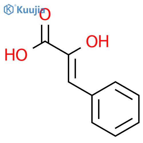 2-Hydroxy-3-phenyl-acrylic Acid structure