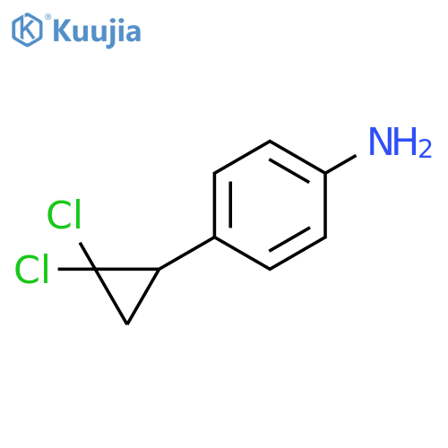 Benzenamine, 4-(2,2-dichlorocyclopropyl)- structure