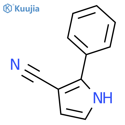 2-Phenyl-1H-pyrrole-3-carbonitrile structure